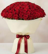 Букет 101 Красная роза Милано в Бесстрашной