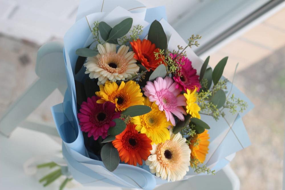 Букет цветов из: Герберы в Бесстрашной