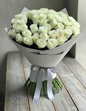 Букет 35 Белых роз #REPLACE_PRED# Бесстрашной