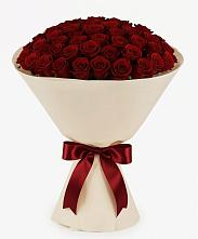 Букет 101 Бордовая роза Блэк Бакарра #REPLACE_PRED# Бесстрашной