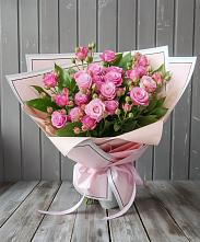 Букет Розовый кустик #REPLACE_PRED# Бесстрашной