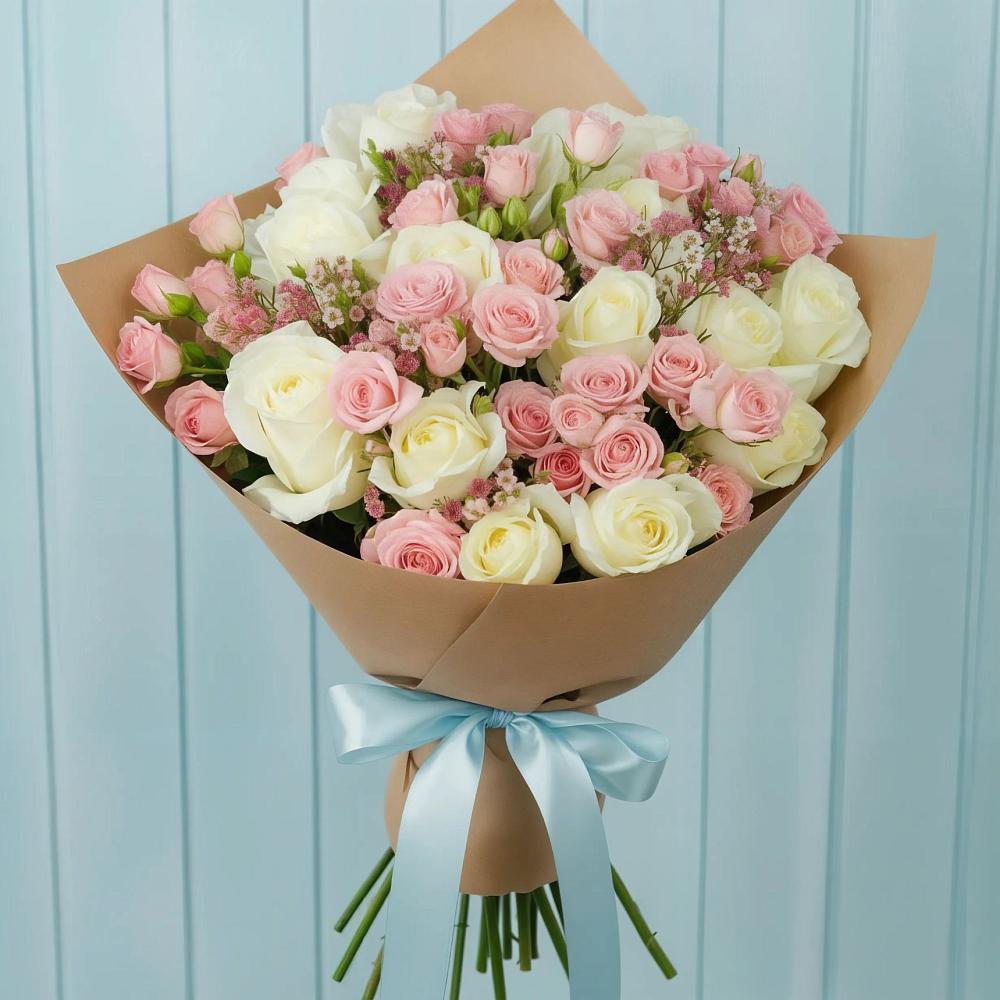 Букет цветов из: Розы в Бесстрашной