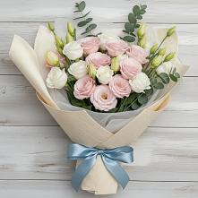 Букет цветов из:  Лизиантусы в Бесстрашной