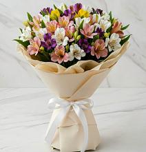 Букет цветов из:  Альстромерии #REPLACE_PRED# Бесстрашной