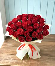 Букет 29 Красных роз в Бесстрашной