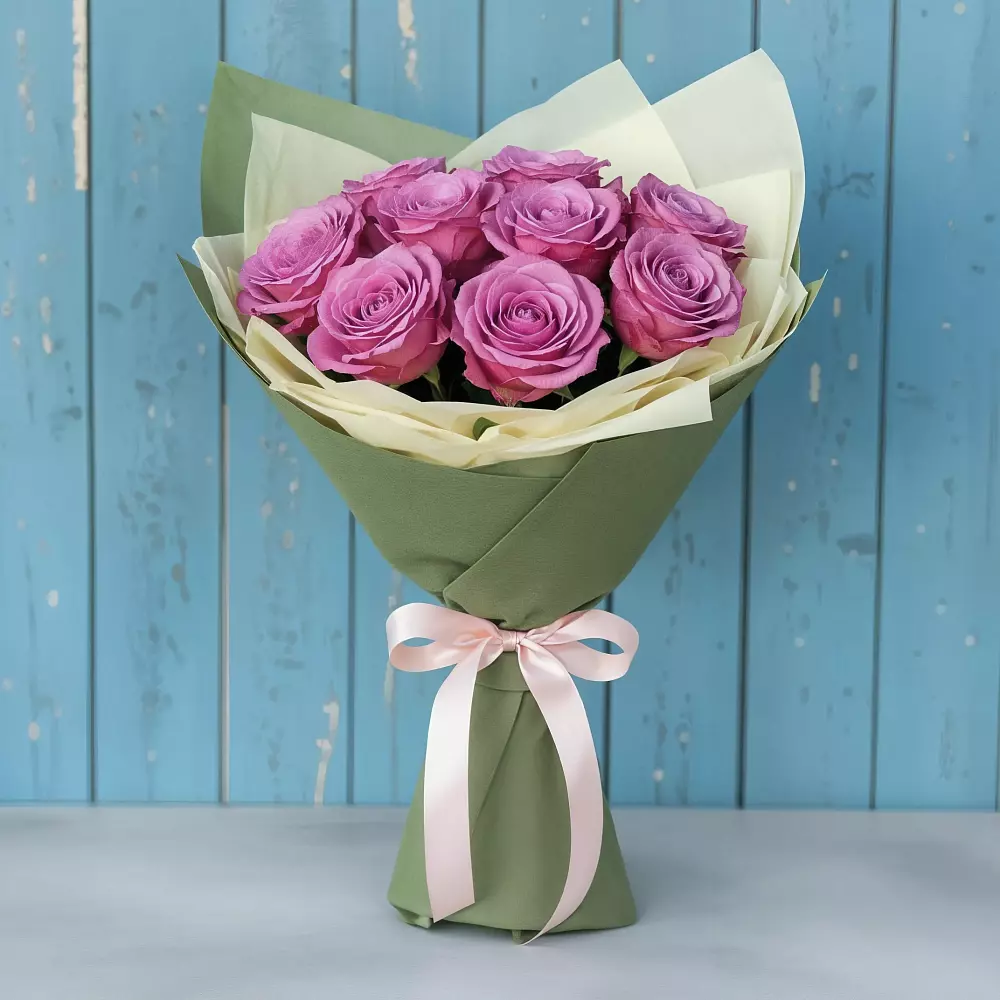 Букет Розы Фёрст Леди в Бесстрашной