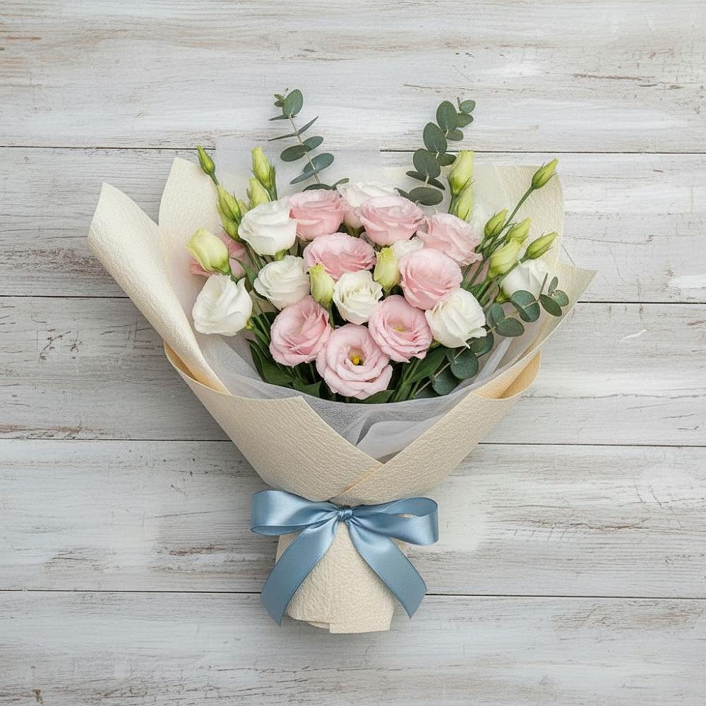 Букет цветов из: Лизиантусы в Бесстрашной